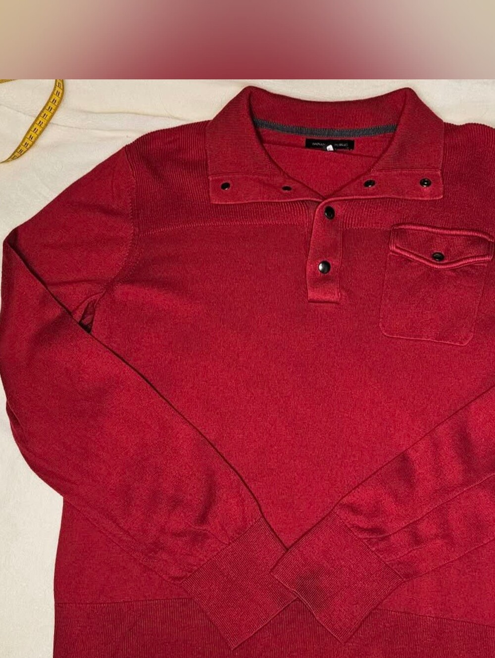 Banana Republic - Women's XL Red Pullover Sweater